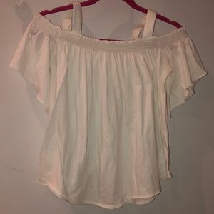 White Off Shoulder Top